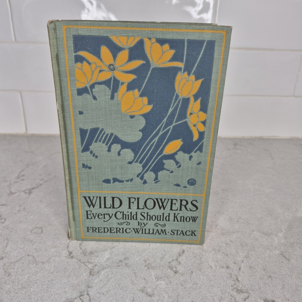 1909 BOOK WILD FLOWERS EVERY CHILD SHOULD KNOW BY FREDERIC WILLIAM STACK